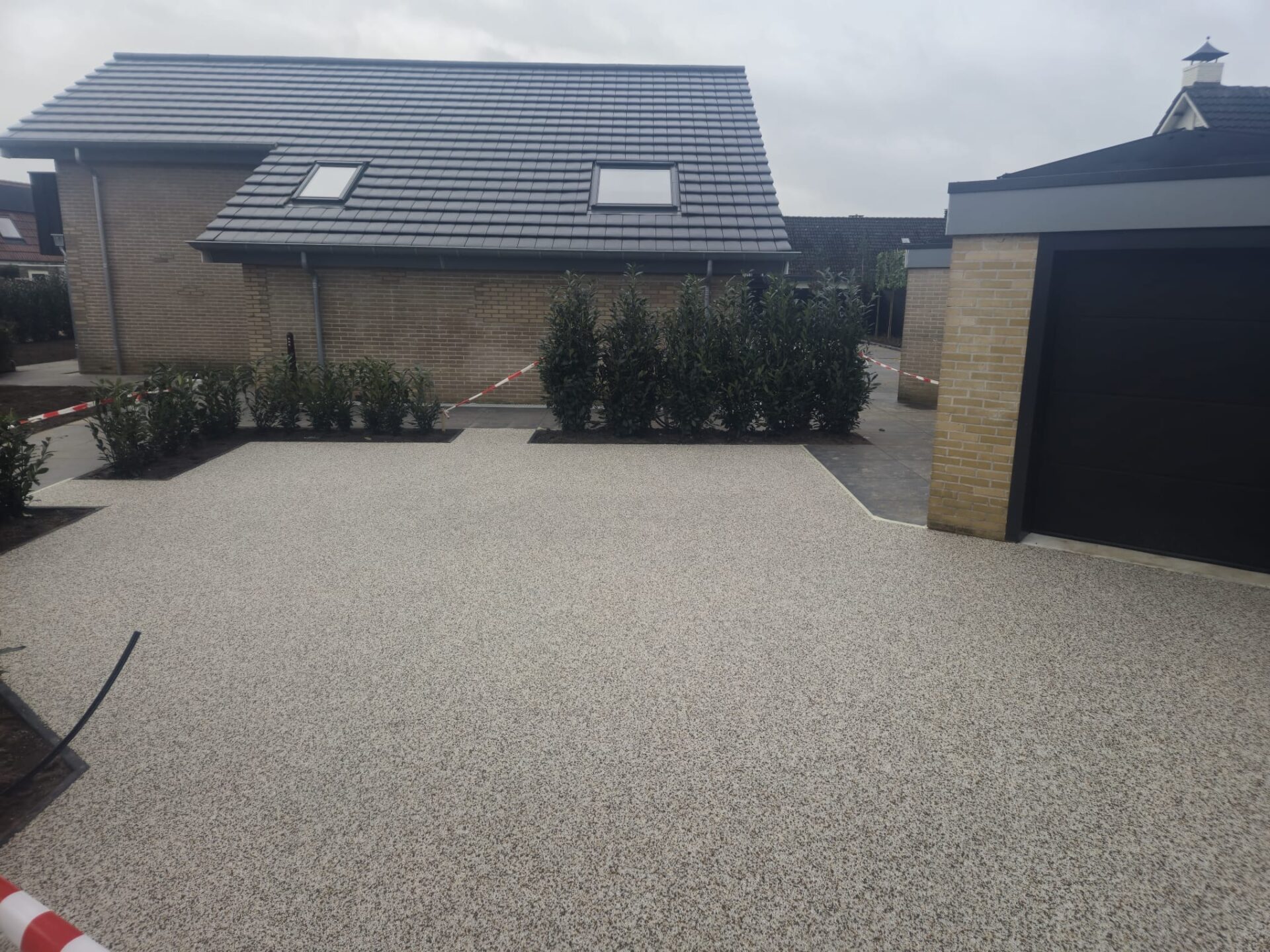 Harsgebonden grind in de tuin