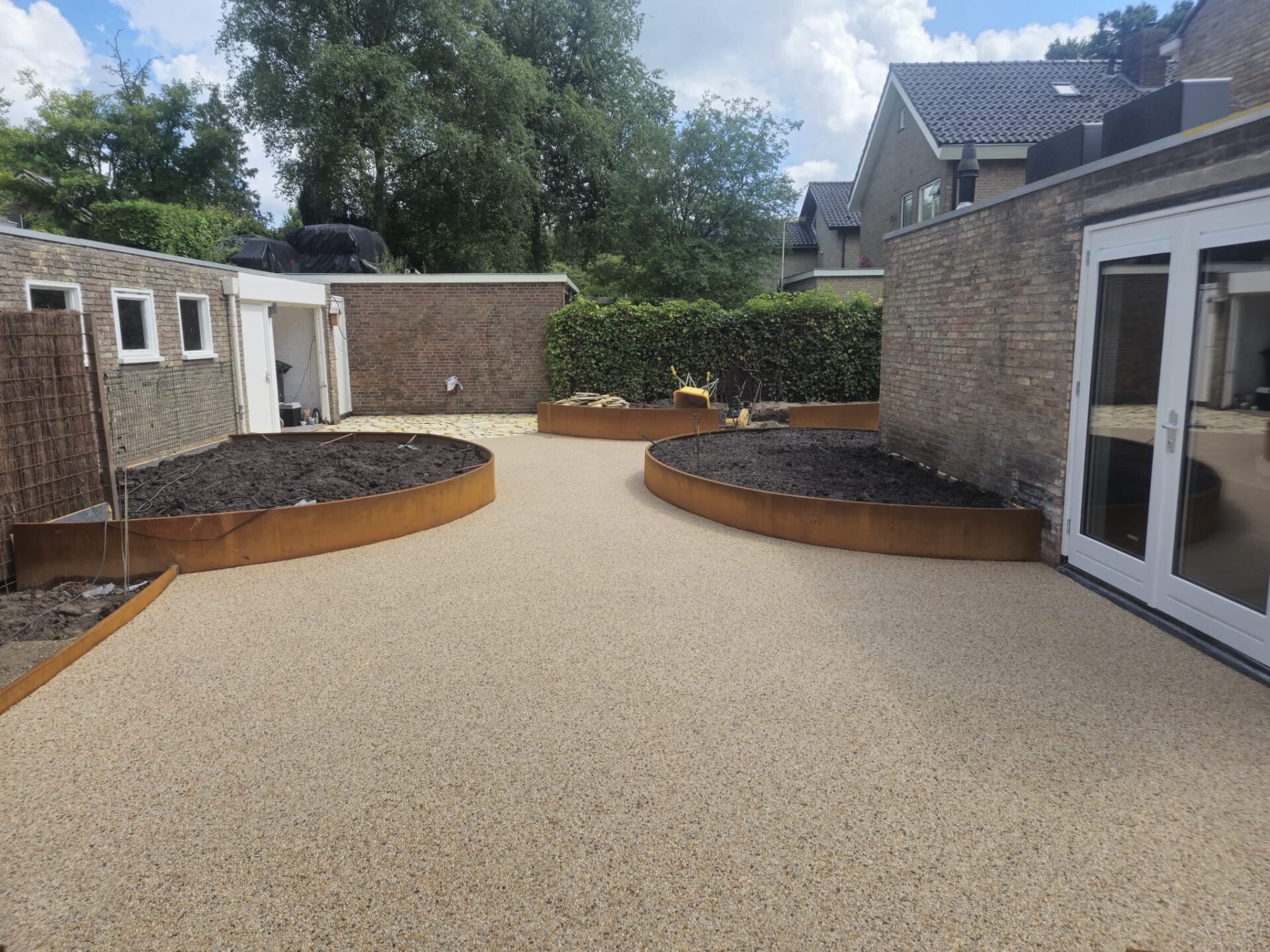 Project met harsgebonden grind van Step Stones